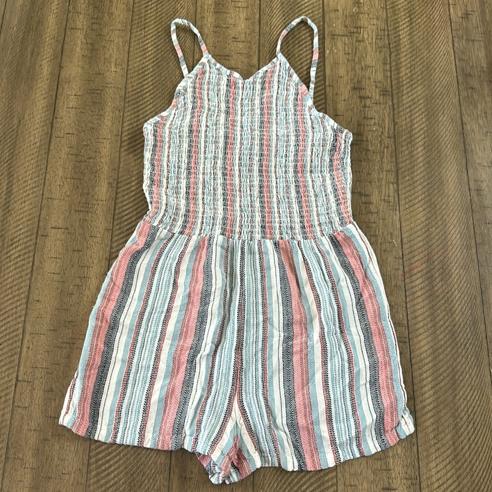 Angie Colorful Sleeveless Strappy Back Romper Women's Size Small